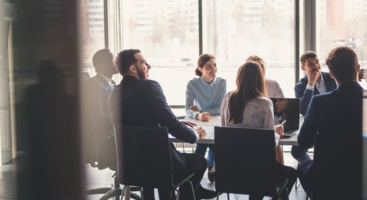 Besprechung im Konferenzraum